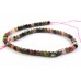 1 Strand Multi Tourmaline Facetted 4-5mm Rondelle Beads