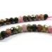 1 Strand Multi Tourmaline Facetted 4-5mm Rondelle Beads