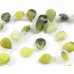 10 Yellow Turquoise Faceted Briolettes