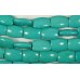 1 Strand Stabilised Turquoise Puffed Semi-Oblong Beads