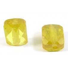 1 Zircon Oblong Shape Bead - Sunshine Yellow
