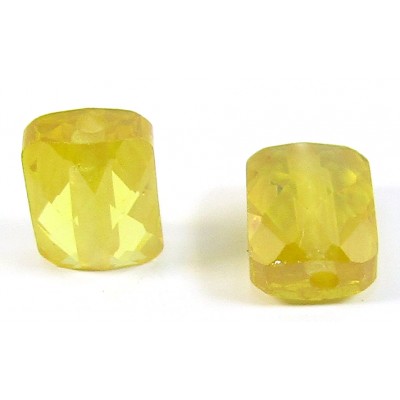 1 Zircon Oblong Shape Bead - Sunshine Yellow
