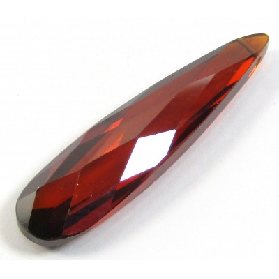 1 Zircon Pendant Drop - Burnt Red