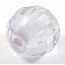 1 Zircon 6mm Round Bead - Lilac