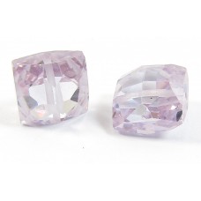 1 Zircon Cushion Shape Bead - Lilac
