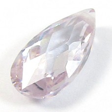 1 Zircon Little Drop Bead - Lilac