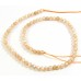 1 Strand Zircon 3mm Micro Faceted Beads Peach
