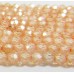 1 Strand Zircon 3mm Micro Faceted Beads Peach
