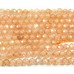 1 Strand Zircon 3mm Micro Faceted Beads Peach