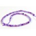 1 Strand Zircon 3mm Micro Faceted Beads Purple