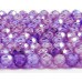 1 Strand Zircon 3mm Micro Faceted Beads Purple