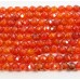 1 Strand Zircon 3mm Micro Faceted Beads Desert Orange