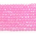 1 Strand Zircon 3mm Faceted Beads Rose Pink