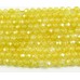 1 Strand Zircon 3mm Micro Faceted Beads Sunshine Yellow