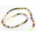 1 Strand Zircon 3mm Micro Faceted Beads Multi Coloured