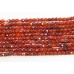 1 Strand Zircon 3mm Micro Faceted Beads Burnt Red