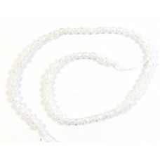 1 Strand Zircon 3mm Micro Faceted Beads Clear