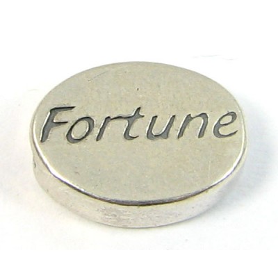 1 Sterling Silver Fortune Bead