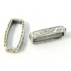 1 Sterling Silver Textured Ring Connector