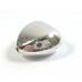 1 Sterling Silver Heart Bead