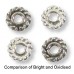 10 Sterling Silver Bali 5x1.1mm Rope Spacer Beads Bright