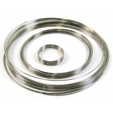 Beadalon Remembrance Bright Silver Colour Finger Ring Memory Wire - Large Pack
