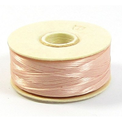 Bobbin of Soft Pink Nymo Beading Thread