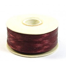 Bobbin of Burgundy Nymo Beading Thread