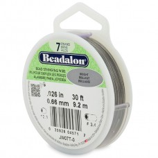 7 Strand Beadalon Wire 0.026 Bright 30 ft