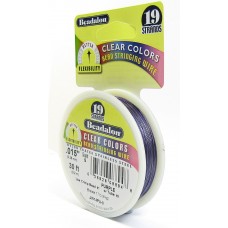 19 Strand Beadalon Wire 0.015 Purple 30 ft