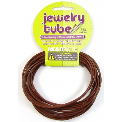 5 Yards Brown 2mm Rubber Tube/ Tubing