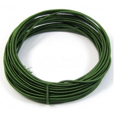 Coil Forest Green Silk Covered Aluminium Wire 0.9mm
