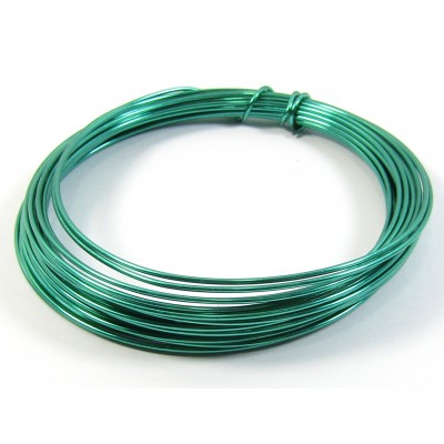 1 Coil Aquamarine 0.9mm Copper Jewellery Wire