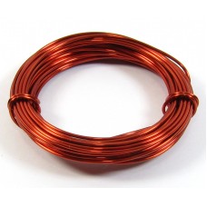 1 Coil Ember Red 0.9mm Copper Jewellery Wire