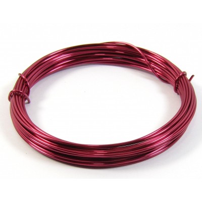 1 Coil Fuchsia 0.9mm Copper Jewellery Wire