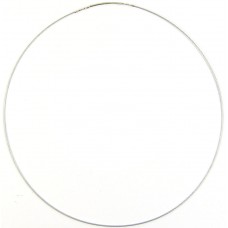 1 Silvertone Cable Choker Necklace 14 inch