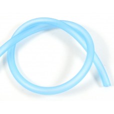 1cm Hollow Rubber 5mm Tube/ Tubing Electric Blue