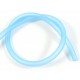 1cm Hollow Rubber 5mm Tube/ Tubing Electric Blue