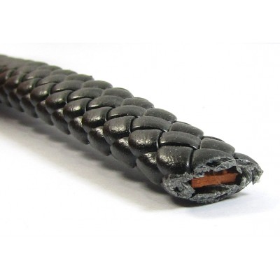 1cm Simulated Leather Braided Cord