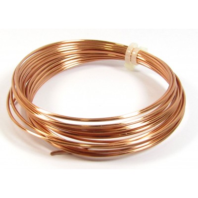 Coil Copper Jewellery Wire 1mm Square Coil Copper Jewellery Wire 1mm Square