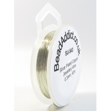 1 Spool Silver Plated Jewellery Wire 1mm
