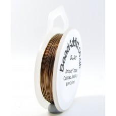 1 Spool Antiqued Copper Coloured Jewellery Wire 0.4mm