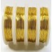 1 Spool Gold Coloured Jewellery Wire 0.4mm