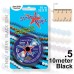 Spool of 10 Metres Stretch Magic Elastic Cord 0.5mm - Black