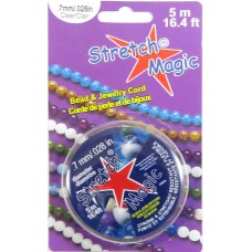 Spool of 5 Metres Stretch Magic Elastic Cord 0.7mm  - Clear