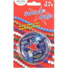 Spool of 5 Metres Stretch Magic Elastic Cord 0.8mm  - Clear