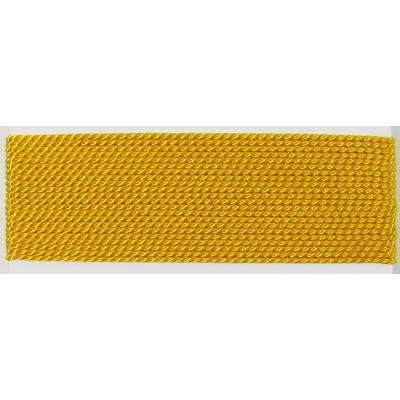 Griffin Silk Thread Cord with Needle Amber/ Dark Yellow - Thin 0.3mm Size 0