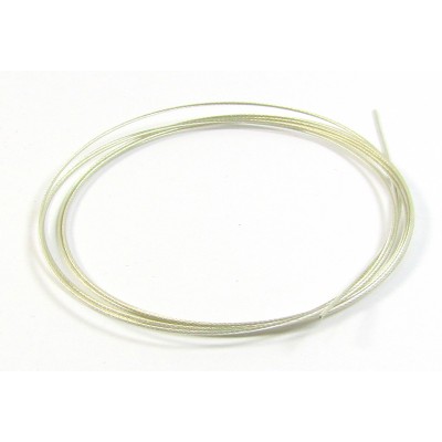 1cm of Beadalon 49 Strand Wire 0.013 Bright Length Cut to Order
