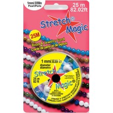 Spool of 5 Metres Stretch Magic Elastic Cord 1.0mm  - Pearl