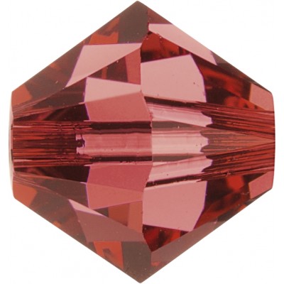 50 Padparadascha 5mm Swarovski Crystal Bicone Beads Article 5301/ 5328